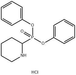 DIPHENYL PIPERIDINE-2-PHOSPHONATE HCL Struktur