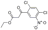 Ethyl 3-(2,4-dichloro-5-nitrophenyl)-3-oxopropanoate Struktur