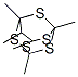 1,3,5,7,10-Pentamethyl-2,4,6,8,9-pentathiaadamantane Struktur