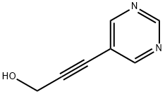 2-Propyn-1-ol, 3-(5-pyrimidinyl)- (9CI) Struktur