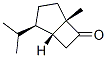 Bicyclo[3.2.0]heptan-6-one, 5-methyl-2-(1-methylethyl)-, [1R-(1alpha,2alpha,5alpha)]- (9CI) Struktur