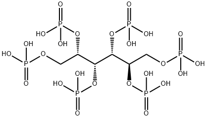 D-glucitol hexakis(dihydrogen phosphate) Struktur