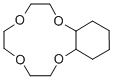 CYCLOHEXANO-12-CROWN-4, MIXTURE OF CIS AND TRANS, 93 Struktur