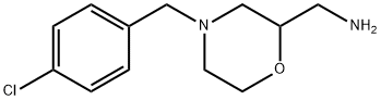 C-[4-(4-CHLORO-BENZYL)-MORPHOLIN-2-YL]-METHYLAMINE DIHYDROCHLORIDE Struktur