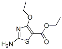 5-Thiazolecarboxylicacid,2-amino-4-ethoxy-,ethylester(9CI) Struktur