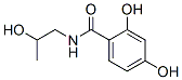 Benzamide, 2,4-dihydroxy-N-(2-hydroxypropyl)- (9CI) Struktur