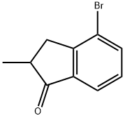 4-ブロモ-2-メチル-1-インダノン 化學(xué)構(gòu)造式