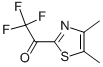 Ethanone, 1-(4,5-dimethyl-2-thiazolyl)-2,2,2-trifluoro- (9CI) Struktur