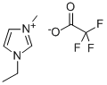 1-ETHYL-3-METHYLIMIDAZOLIUM TRIFLUOROACETATE Structure