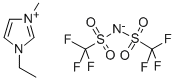 1-ETHYL-3-METHYLIMIDAZOLIUM BIS(TRIFLUOROMETHYLSULFONYL)IMIDE Struktur