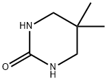 5,5-dimethyl-1,3-diazinan-2-one Struktur