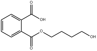 1,2-Benzenedicarboxylic Acid 1-(4-Hydroxybutyl) Ester Struktur