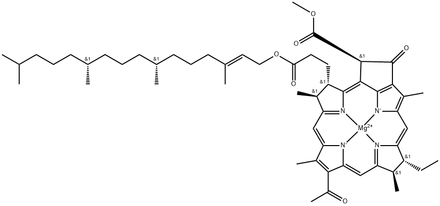 BACTERIOCHLOROPHYLL Struktur