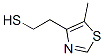 4-Thiazoleethanethiol,  5-methyl- Struktur