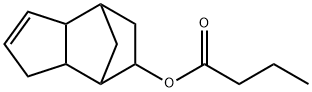 3a,4,5,6,7,7a-hexahydro-4,7-methano-1H-inden-6-yl butyrate Struktur