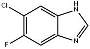 6-CHLORO-5-FLUOROBENZIMIDAZOLE Struktur