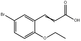 3-(5-BROMO-2-ETHOXYPHENYL)ACRYLIC ACID Struktur