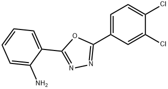 2-[5-(3,4-DICHLOROPHENYL)-1,3,4-OXADIAZOL-2-YL]ANILINE Struktur