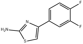 2-AMINO-4-(3,4-DIFLUOROPHENYL)THIAZOLE Struktur