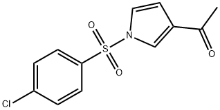 3-ACETYL-N-(4-CHLOROBENZENESULFONYL)PYRROLE Struktur