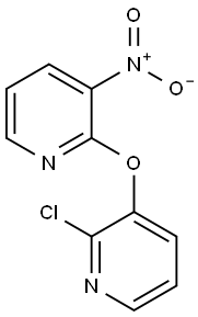 2-[(2-CHLORO-3-PYRIDYL)OXY]-3-NITROPYRIDINE Struktur