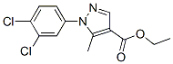 ETHYL 1-(3,4-DICHLOROPHENYL)-5-METHYLPYRAZOLE-4-CARBOXYLATE Struktur