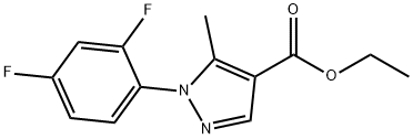 ETHYL 1-(2,4-DIFLUOROPHENYL)-5-METHYLPYRAZOLE-4-CARBOXYLATE price.