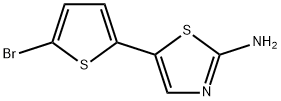 2-AMINO-4-(5-BROMOTHIEN-2-YL)THIAZOLE Struktur