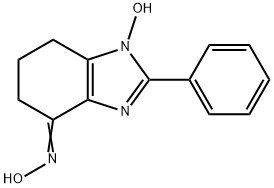 1-HYDROXY-2-PHENYL-4,5,6,7-TETRAHYDRO-1H-BENZO[D]IMIDAZOL-4-ONE OXIME Struktur