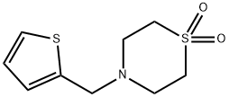 4-(2-THIENYLMETHYL)-1LAMBDA6,4-THIAZINANE-1,1-DIONE Struktur