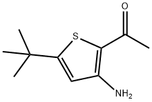 2-乙?；?3-氨基-5-四丁基噻吩 結(jié)構(gòu)式