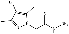 2-(4-BROMO-3,5-DIMETHYL-1H-PYRAZOL-1-YL)ETHANOHYDRAZIDE Struktur