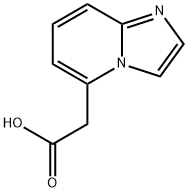 IMidazo[1,2-a]pyridine-5-acetic acid Struktur