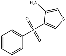 4-(PHENYLSULFONYL)THIOPHEN-3-AMINE Struktur