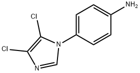 4-(4,5-DICHLORO-1H-IMIDAZOL-1-YL)ANILINE Struktur