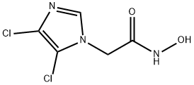 2-(4,5-DICHLORO-1H-IMIDAZOL-1-YL)-N-HYDROXYACETAMIDE Struktur