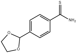 4-(1,3-DIOXOLAN-2-YL)BENZENE-1-CARBOTHIOAMIDE Struktur