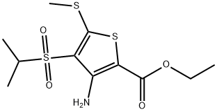 ETHYL 3-AMINO-4-(ISOPROPYLSULFONYL)-5-(METHYLTHIO)THIOPHENE-2-CARBOXYLATE price.