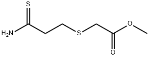 METHYL 2-[(3-AMINO-3-THIOXOPROPYL)THIO]ACETATE Struktur