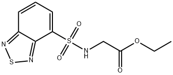 ETHYL 2-[(2,1,3-BENZOTHIADIAZOL-4-YLSULFONYL)AMINO]ACETATE Struktur