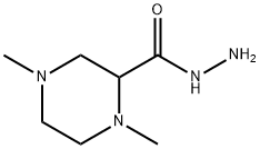 1,4-DIMETHYLPIPERAZINE-2-CARBOHYDRAZIDE Struktur