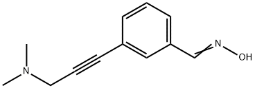 3-[3-(DIMETHYLAMINO)PROP-1-YNYL]BENZALDEHYDE OXIME Struktur