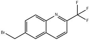 6-(Bromomethyl)-2-(trifluoromethyl)quinoline Struktur