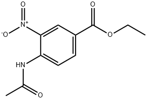 ETHYL 4-ACETAMIDO-3-NITROBENZOATE Struktur