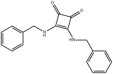 3,4-DI(BENZYLAMINO)CYCLOBUT-3-ENE-1,2-DIONE Struktur