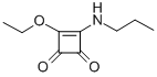 3-ETHOXY-4-(PROPYLAMINO)CYCLOBUT-3-ENE-1,2-DIONE Struktur