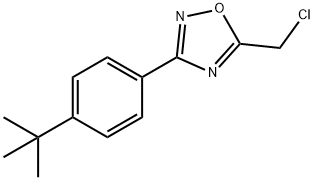 3-[4-(TERT-BUTYL)PHENYL]-5-(CHLOROMETHYL)-1,2,4-OXADIAZOLE Struktur