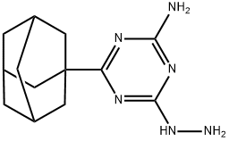 4-(1-ADAMANTYL)-6-HYDRAZINO-1,3,5-TRAZIN-2-AMINE Struktur