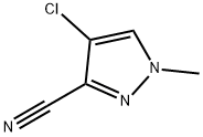 4-CHLORO-1-METHYL-1H-PYRAZOLE-3-CARBONITRILE Struktur