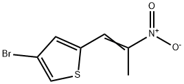 4-BROMO-2-(2-NITROPROP-1-ENYL)THIOPHENE Struktur